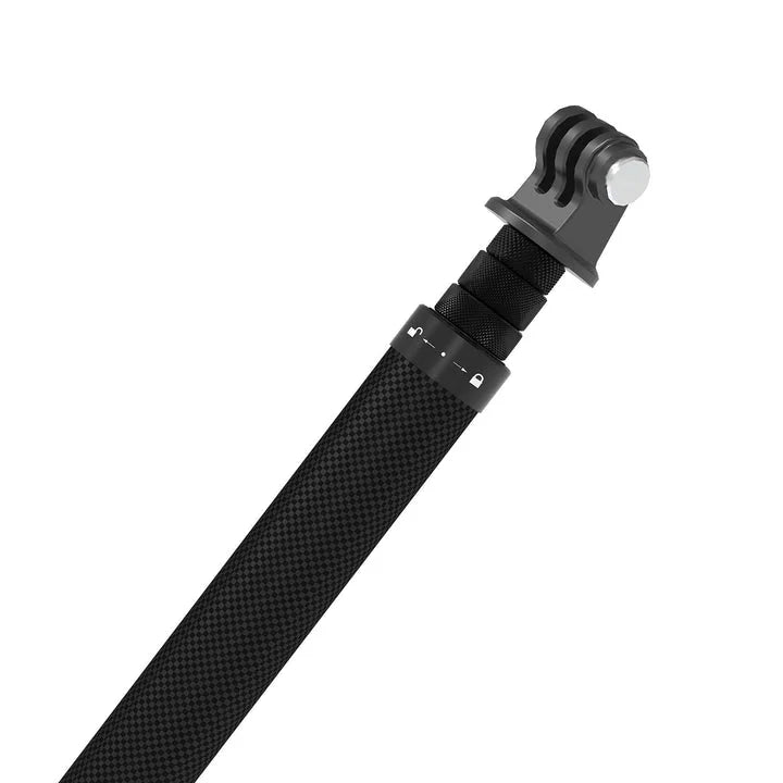 1.16 Meter long Carbon Seifle Pole with 1 4 screw head for action cameras 1.16 Meter long Carbon Seifle Pole with 1 4 screw head for action cameras